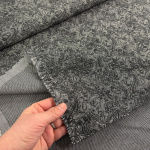 Black Paisley Cotton Spandex