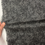 Black Paisley Cotton Spandex