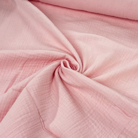 Plain Pink Double Gauze