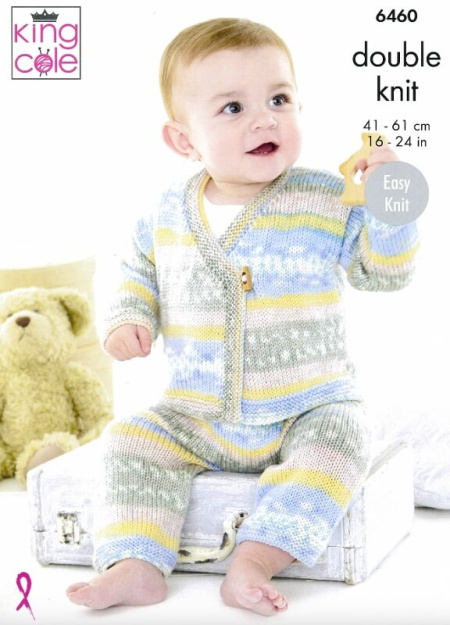 King Cole Cardigan and Trousers Pattern 6460