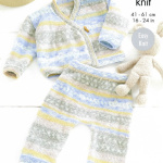 King Cole Cardigan and Trousers Pattern 6460