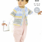 King Cole Cardigan and Sweater Pattern 6465