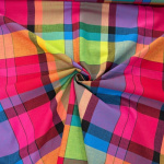 Vibrant Multicolour Madras Cotton