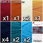 Persian Tiles Wool Pack