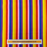 15mm Bright Stripe Polycotton