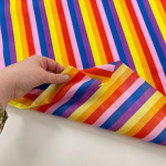 15mm Bright Stripe Polycotton