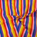 15mm Bright Stripe Polycotton