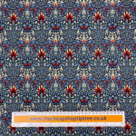 Snakeshead Navy Polycotton