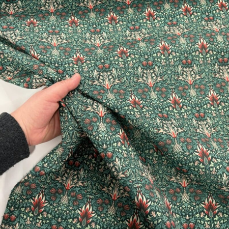 Snakeshead Green Polycotton