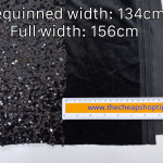Black Sequin Velour