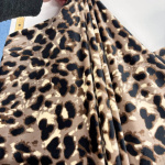 Animal Print Stretch Velour