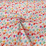 Heart Balloons Polycotton