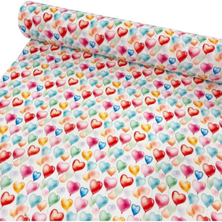 Heart Balloons Polycotton