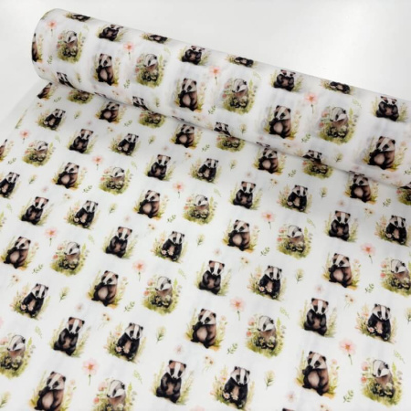 Meadow Badger Polycotton
