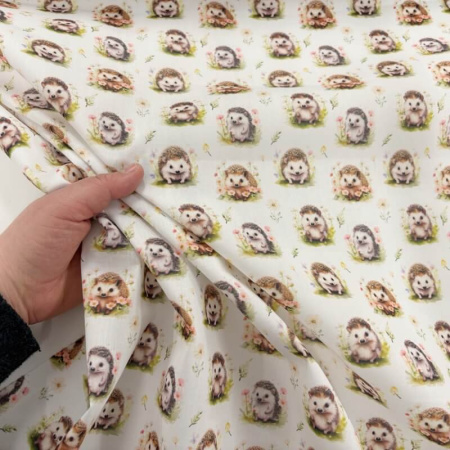 Meadow Hedgehog Polycotton