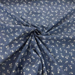 Tulip Sprig Cotton Chambray