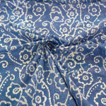 Swirly Flowers Dressmaking Batik Cotton