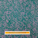 Teal Starburst Dressmaking Batik Cotton