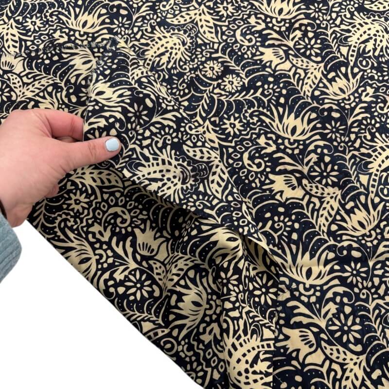 Image of Wild Garden Dressmaking Batik Cotton