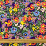 Jungle Flowers Cotton Poplin