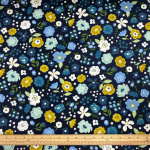 Midnight Garden Cotton Poplin