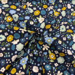 Midnight Garden Cotton Poplin