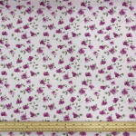 Violet Blooms Cotton Poplin