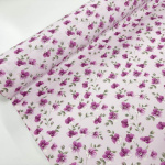 Violet Blooms Cotton Poplin
