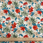 Hawaiian Hibiscus Cotton Poplin