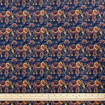 Mehindi Elephants Cotton Poplin