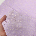 Lilac Embroidery Anglais Dobby