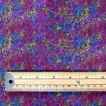 Rainbow Curls Purple Quilting Cotton