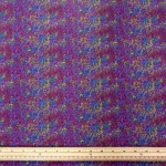 Rainbow Curls Purple Quilting Cotton