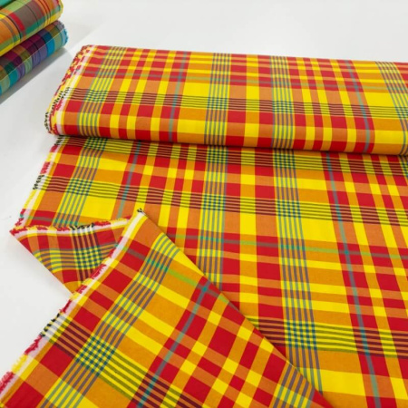 Sunset Madras Cotton