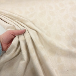 Natural Jacquard Fabric Linen Viscose