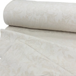 Natural Jacquard Fabric Linen Viscose