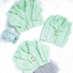 James C Brett Sweater, Cardigan and Waistcoat Pattern JB948