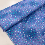 Blue and Lilac Dino Spot Quilting Cotton
