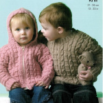 King Cole Sweater, Jacket and Sleeping Bag Pattern 2766