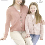 King Cole Cardigan and Sweater Pattern 6280