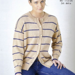 King Cole Cardigan and Slipover Pattern 6294