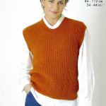 King Cole Cardigan and Slipover Pattern 6295