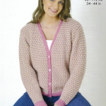 King Cole Cardigan and Slipover Pattern 6295
