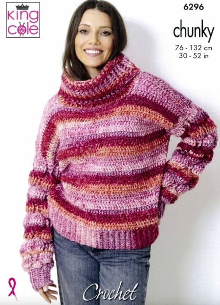 King Cole Jumpers Pattern 6296
