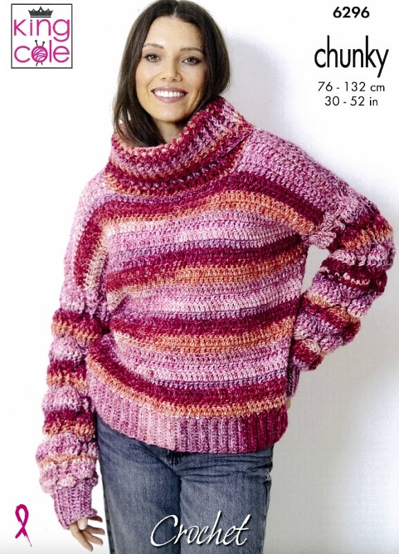 Image of King Cole Jumpers Pattern 6296