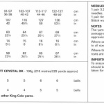 King Cole Tops Pattern 6303