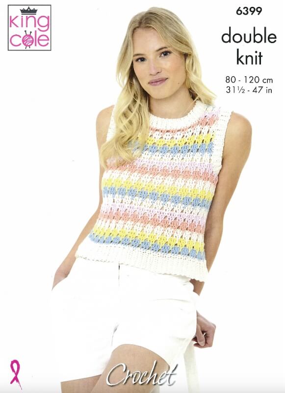 Image of King Cole Tank Tops Pattern 6399