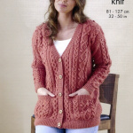 King Cole Cardigan and WaistcoatPattern 6431