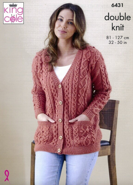 King Cole Cardigan and WaistcoatPattern 6431