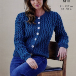 King Cole Cardigan and Slipover Pattern 6433